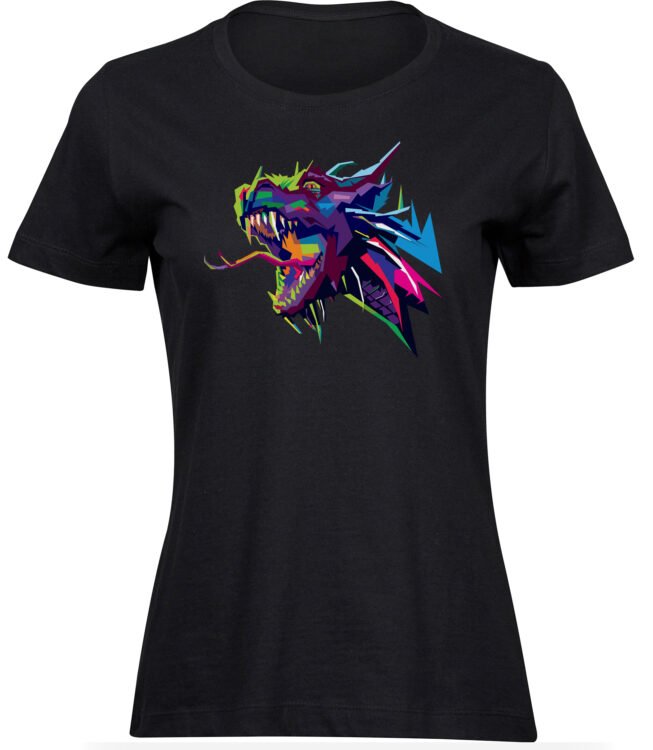 T-Shirts für FRAUEN NEON DRACHE