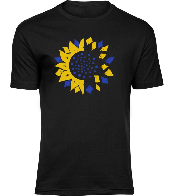 T-Shirts für HERREN UKRAINE BLUME