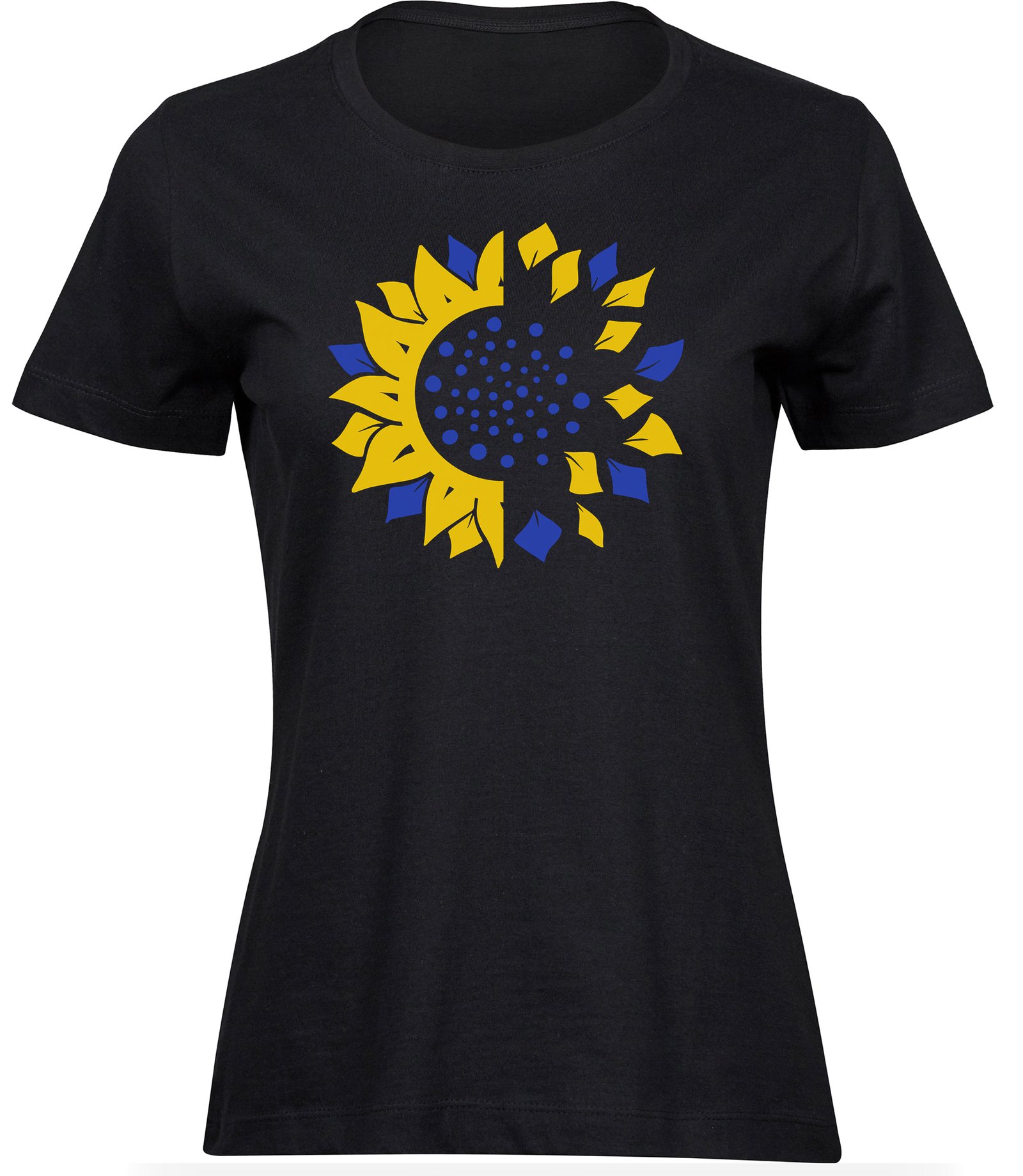 P-37 wb T-Shirts für FRAUEN UKRAINE BLUME