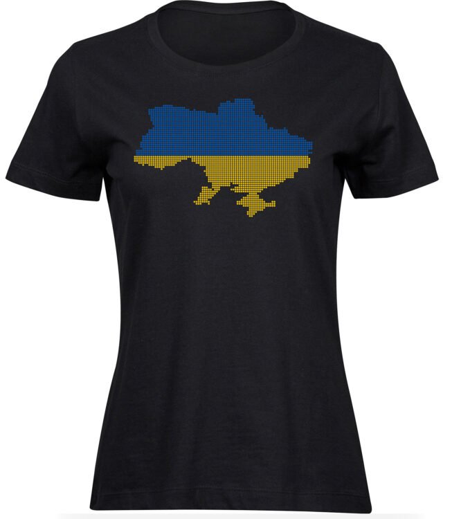 T-Shirts für FRAUEN UKRAINE KARTE