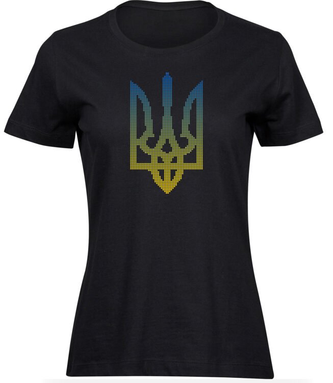 T-Shirts für FRAUEN UKRAINE WAPPEN