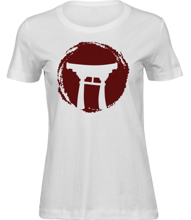 Frauen Weiss Tshirt ASIATISCHE TORE
