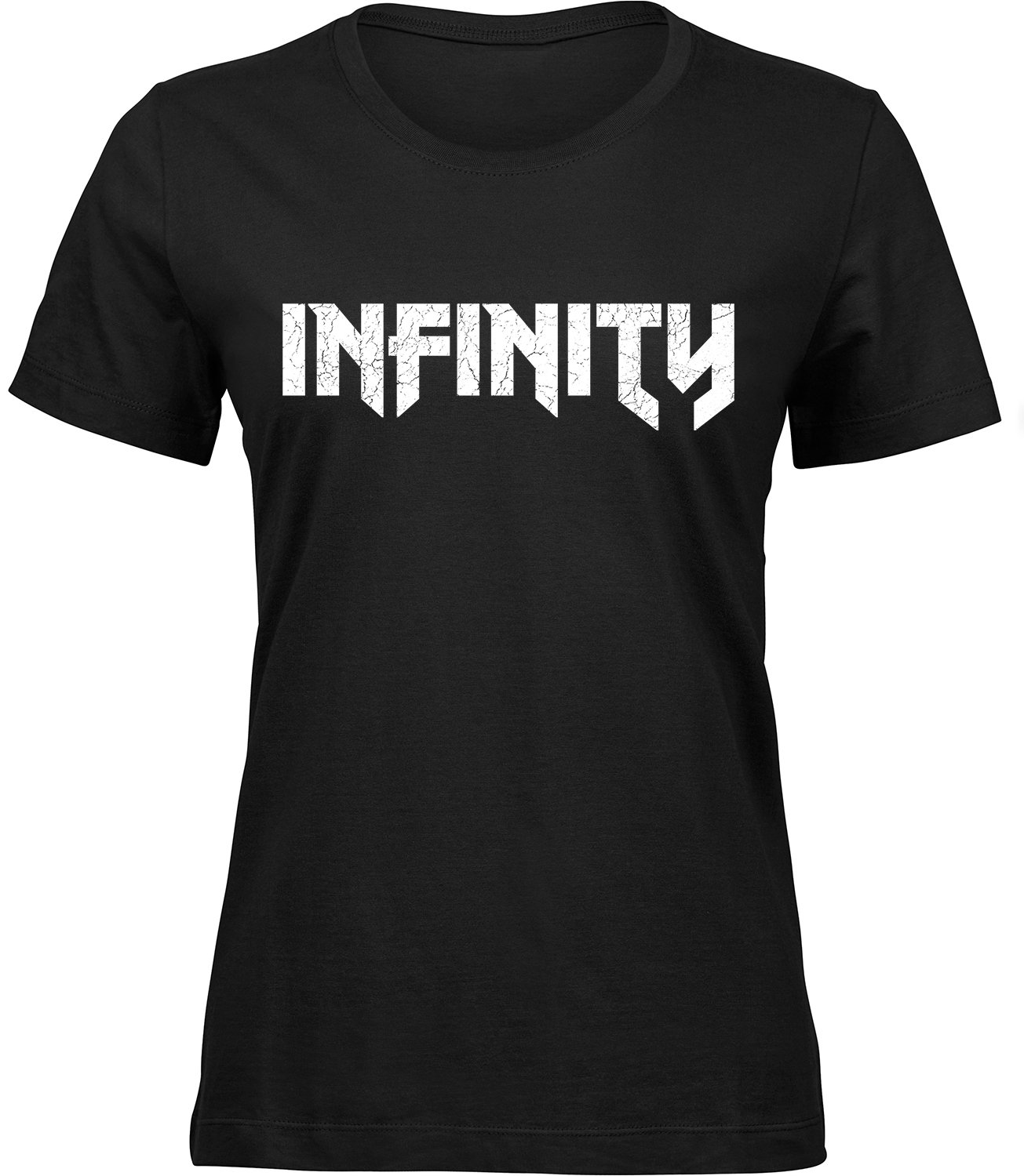 A-322 wb Frauen Schwarz T-shirt INFINITY