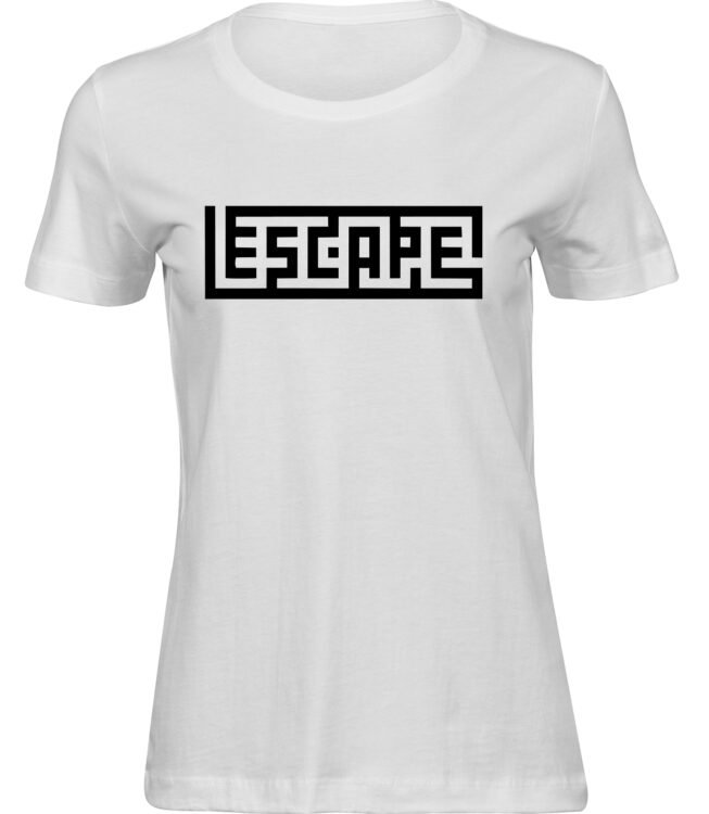 Frauen Weiss T-shirt ESCAPE MAZE