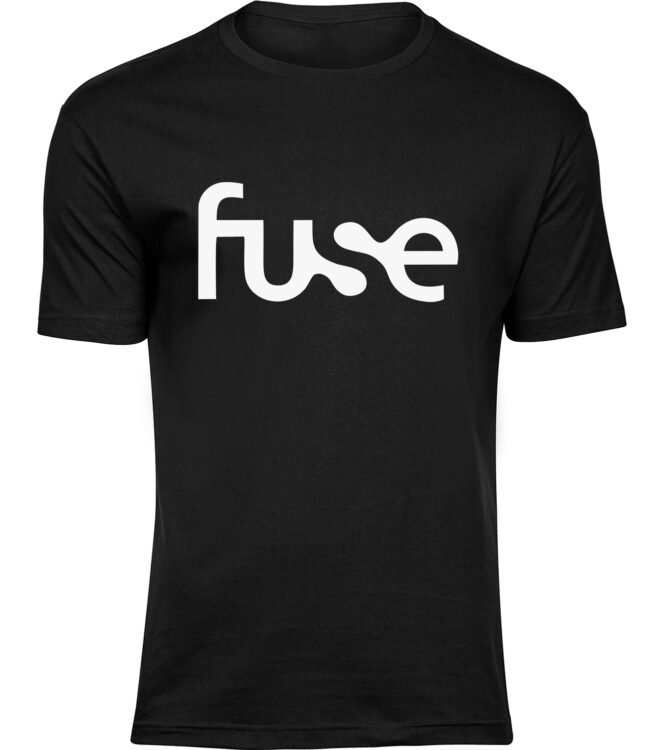 Herren Männer Schwarz T-shirt FUSE