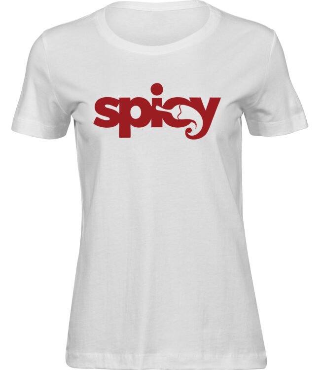 Frauen Weiss T-shirt SPICY PEPPER