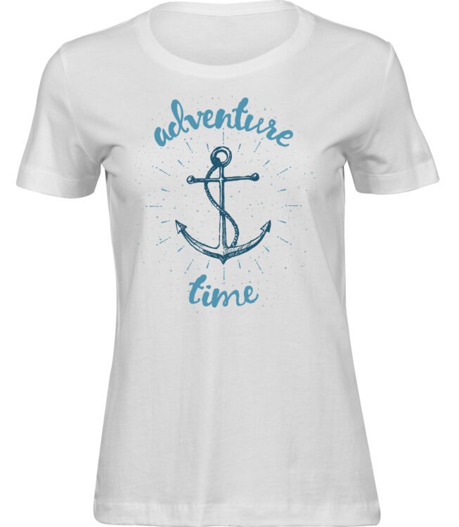 Frauen Weiss T-shirt ADVENTURE TIME