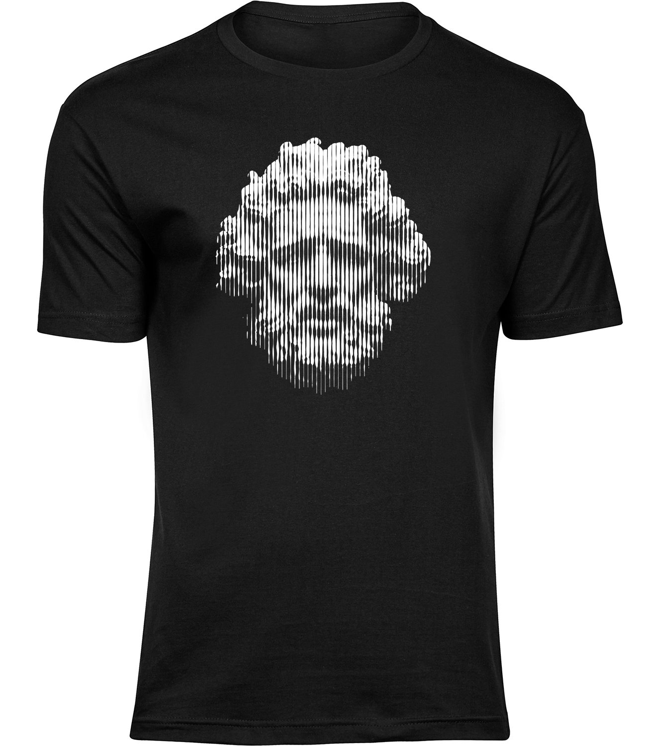 B-428 mb Herren Männer Schwarz T-shirt SKULPTUR MOSES