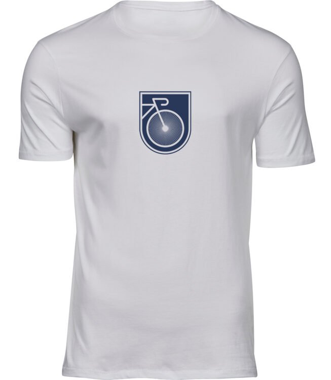 Herren Männer Weiss T-shirt FAHRRAD ZEICHEN