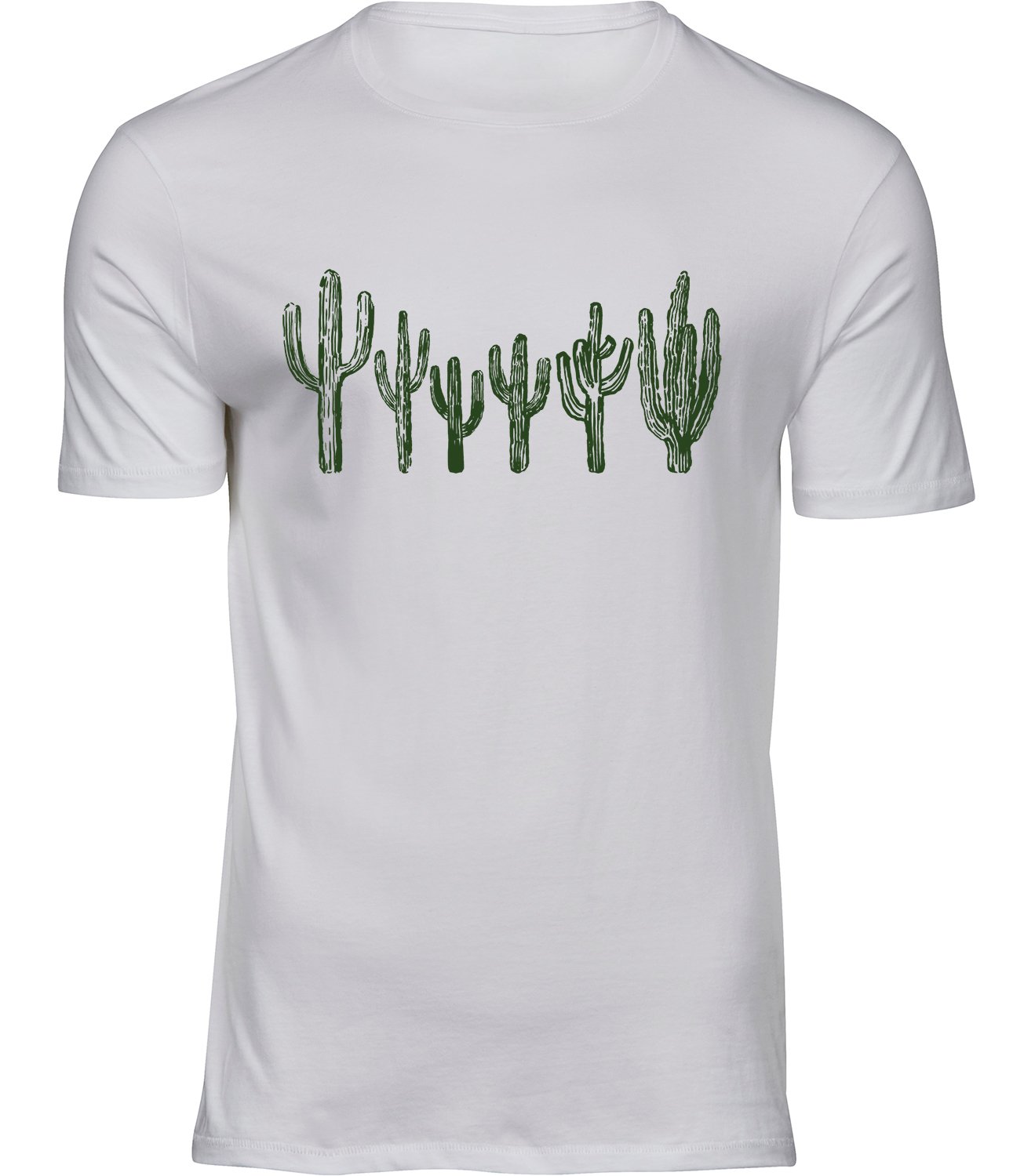 F-84 mw Herren Männer Weiss T-shirt WÜSTENKAKTEEN