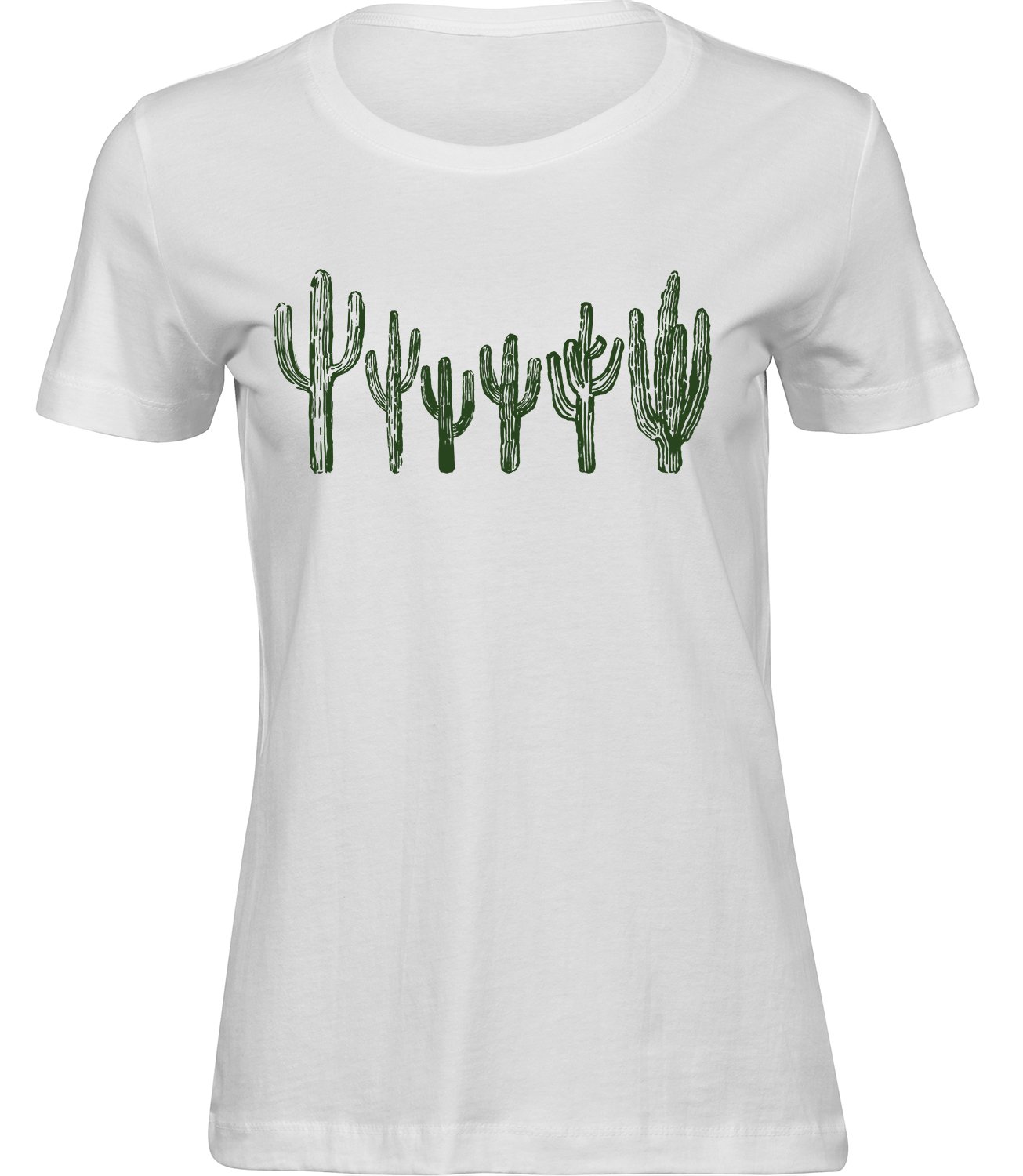 F-84 ww Frauen Weiss T-shirt WÜSTENKAKTEEN