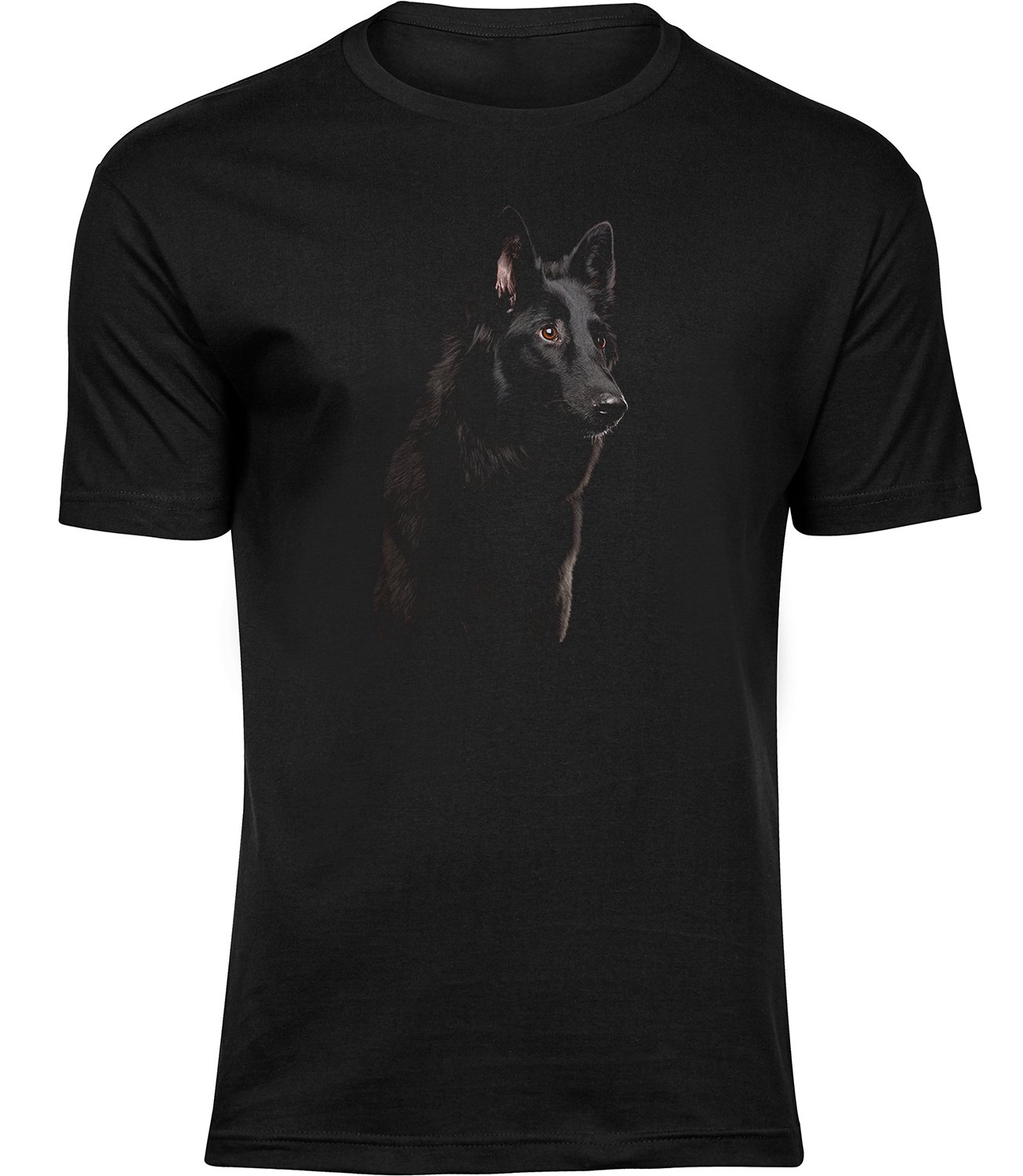G-99-1 mb Herren Männer Schwarz T-shirt HUNDEBLICK