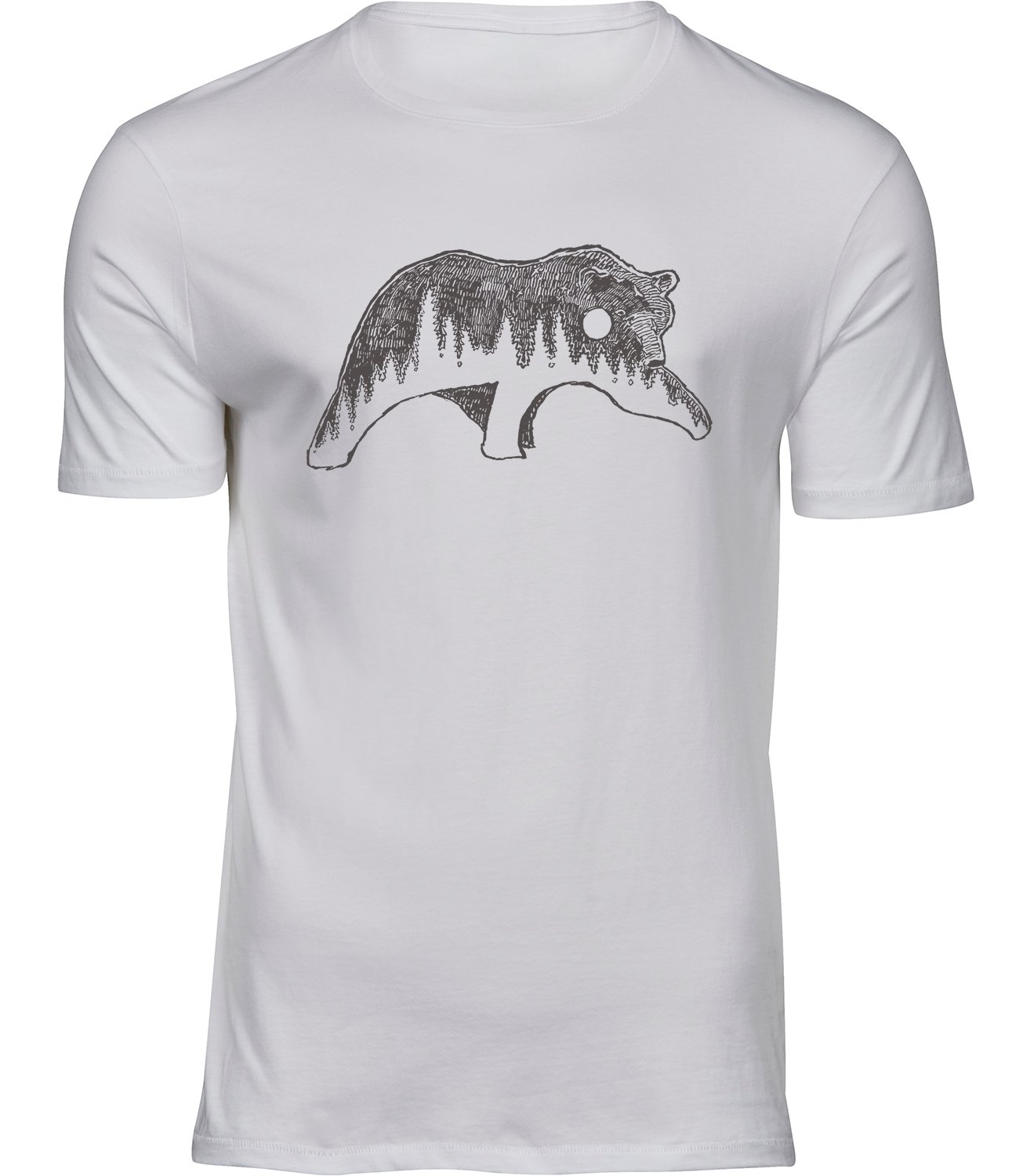 K-96 mw Herren Männer Weiss T-shirt BÄRENBERG