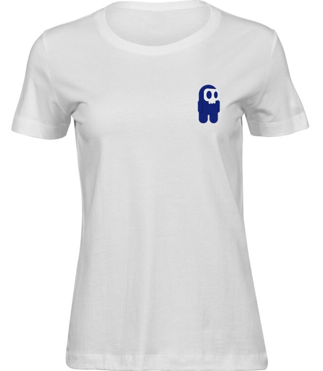 Frauen Weiss Tshirt AMONG SCHÄDEL