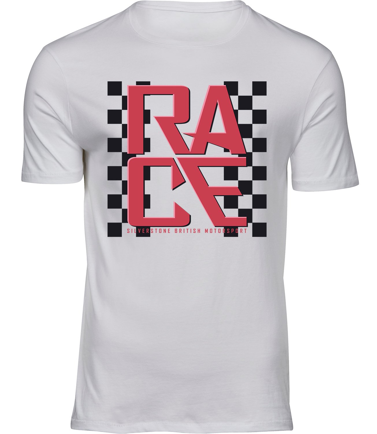 M-27 mw Herren Männer Weiss T-shirt BRITISH MOTORSPORT