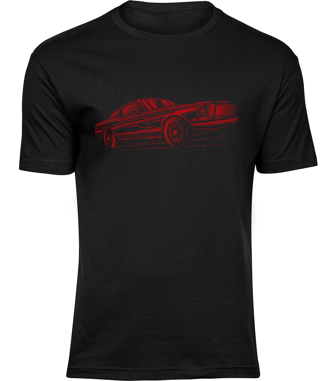 M-73 mb Herren Männer Schwarz T-shirt AMERIKANISCHES AUTO