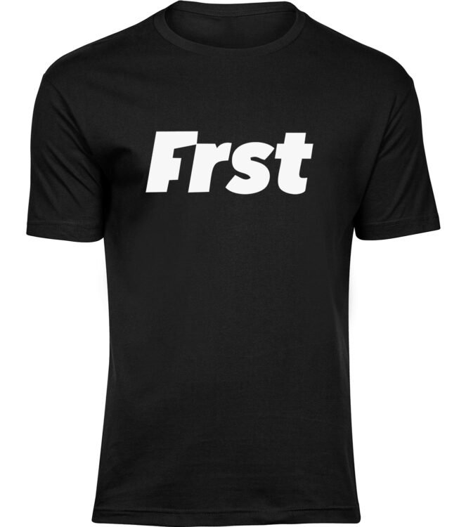 Herren Männer Schwarz T-shirt Frst
