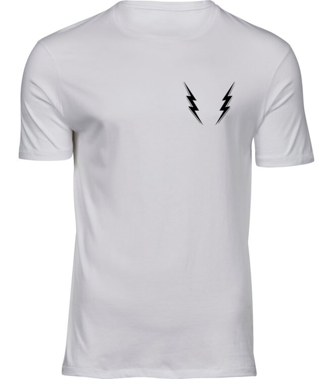 Herren Männer Weiss T-shirt SOUND BLITZ