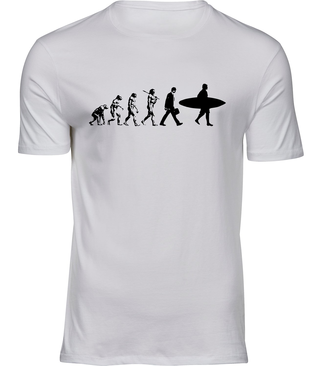 T-146 mw Herren Weiss Tshirt EVOLUTION